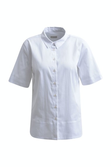 Milano SHORT SLEEVE BLOUSE W COLLAR AND PL 100