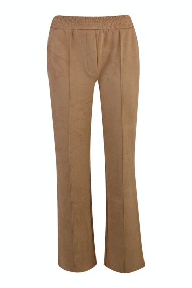 Milano WIDE LEG PANTS WITH PIN TUCK CAMEL