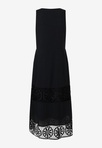 More & More Crochet Detail Dress black