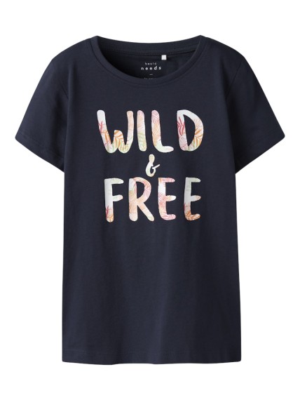 NAME IT KIDS NKFVANAYA SS TOP NOOS Dark Sapphire/UNICORN