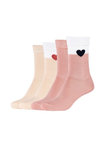 s.Oliver Online Women rib Socks 4p mellow rose