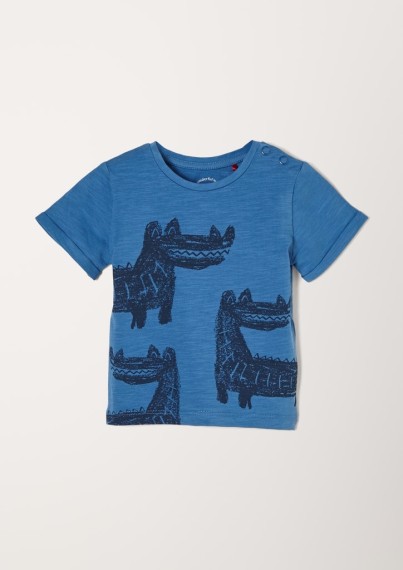 s.Oliver T-Shirt kurzarm blue