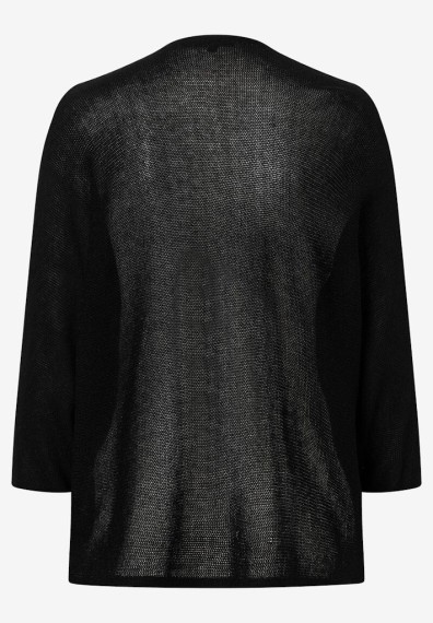 More & More Cardigan Fine Knit black
